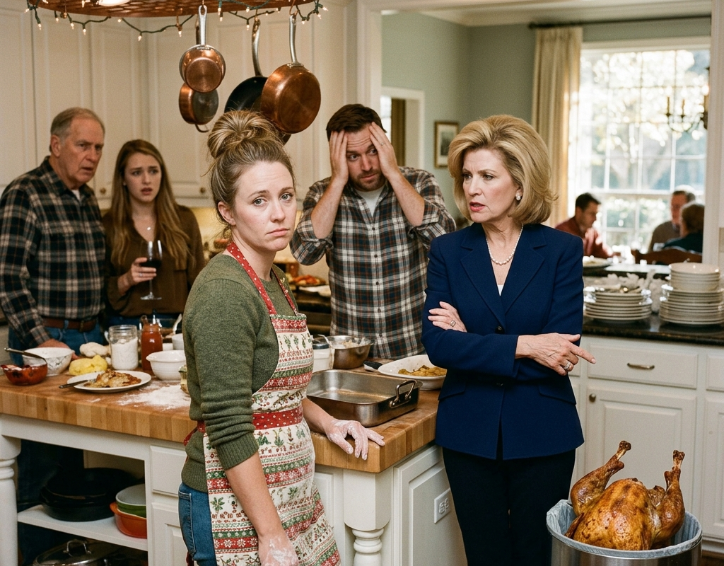 My MIL Evicted Me From Thanksgiving Dinner Because I’m “Just a Housewife” – I Came Back With a Sheriff