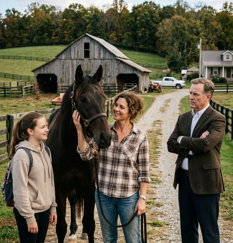 A Single Mom Bought a Dying Racehorse for $80—Two Years Later, the Horse Everyone Mocked Stopped an Entire Auction