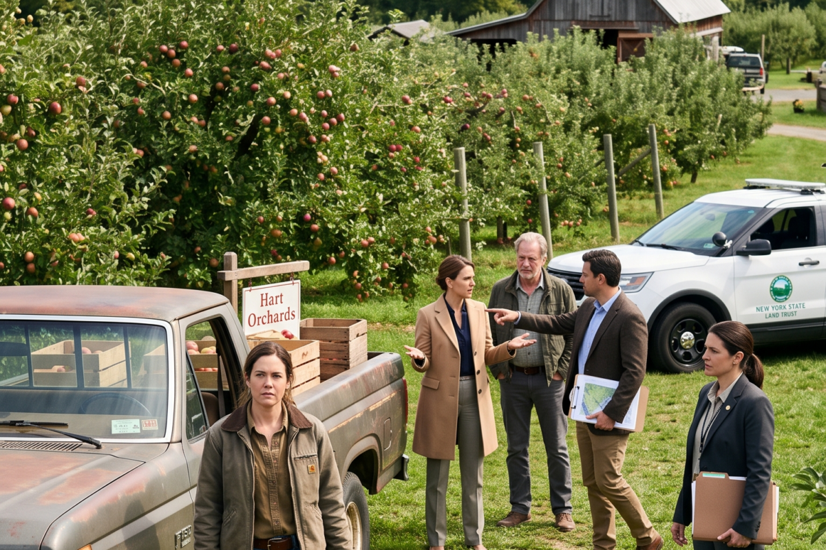 My Sister Tried to Sell the Family Orchard While I Was at the Farmers Market — Then the Land Trust Officer Arrived Before the Buyer Did