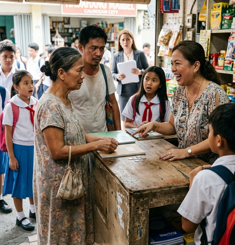 The School Supply Vendor Mocked a Grandmother Who Could Not Afford a Notebook — Then Lost the Scholarship Meant for Her Own Son