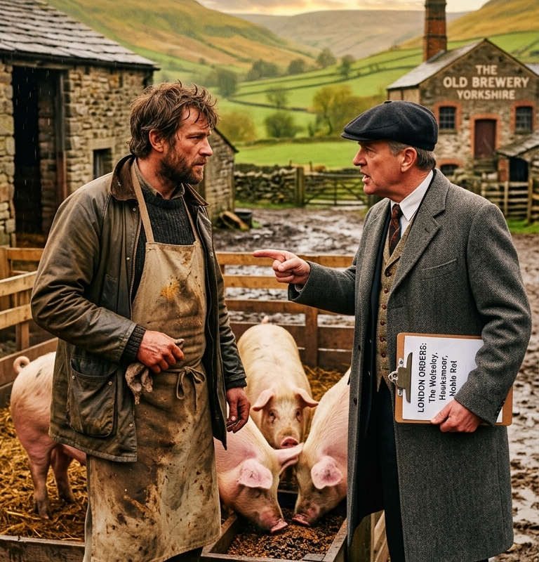 The Brewery Paid Him to Haul Away “Dead” Grain — Then His Pigs Became the Most Expensive Pork in Yorkshire