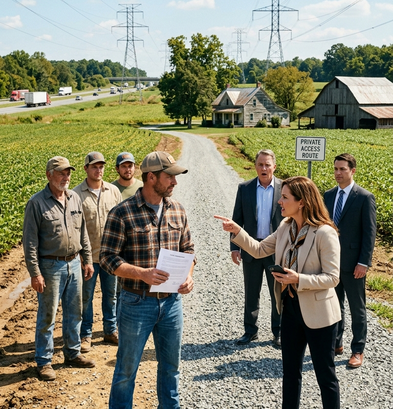 My Sister-in-Law Called My Farm “Trash Land”—So I Leased It for a Data Center Access Road