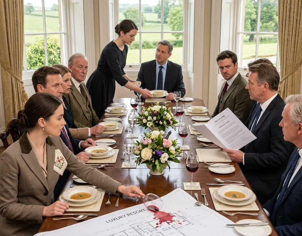 My Husband Left Me Serving Soup at His Family Estate—Then the Solicitor Read My Grandmother’s Trust