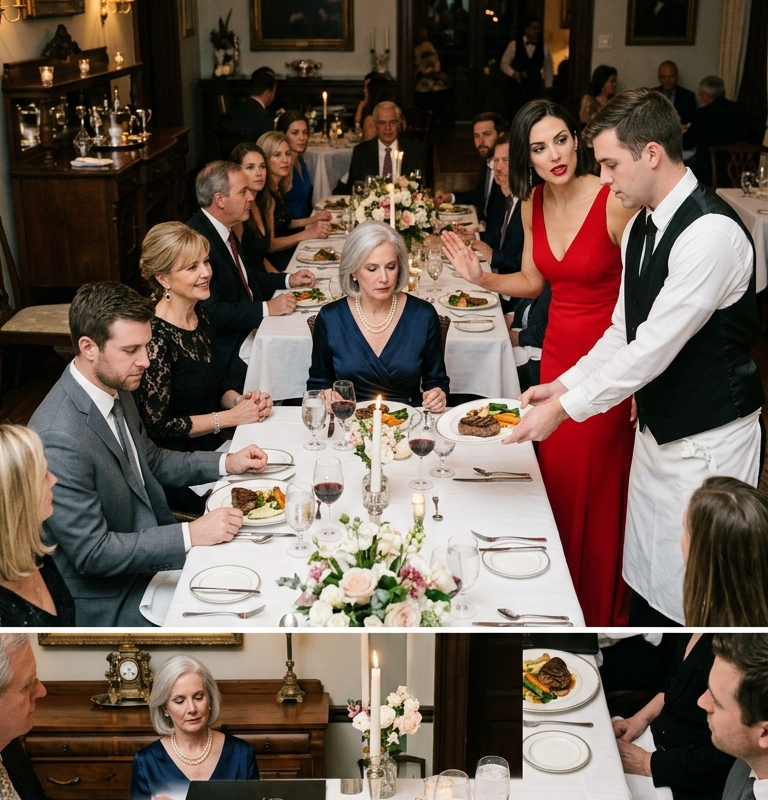 My Daughter-in-Law Announced She Paid for My Anniversary Dinner — Then Asked the Server to Remove My Plate