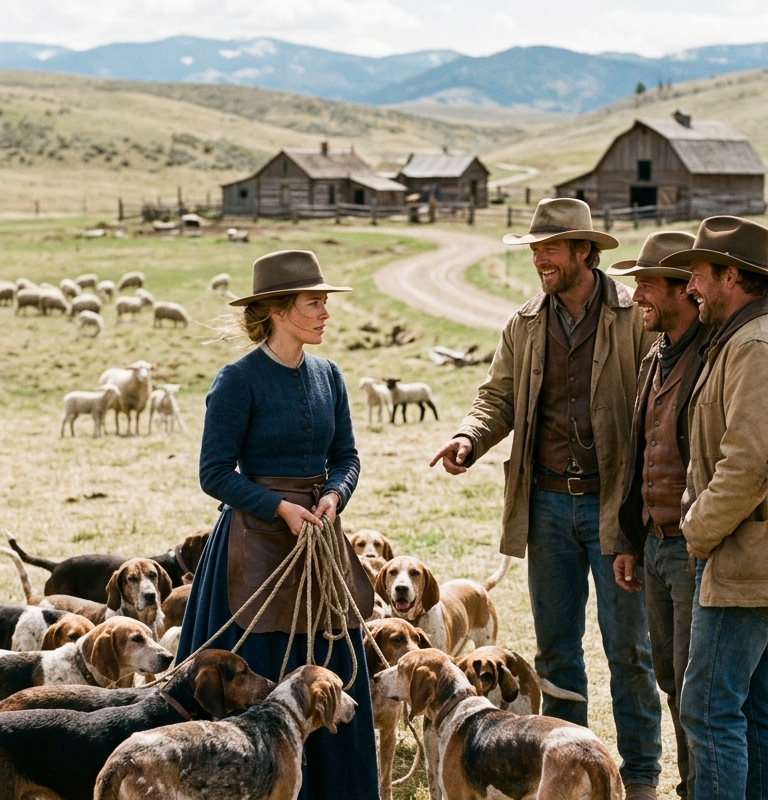 The Ranchers Mocked Her for Buying 25 Old Hounds — Until Something Started Killing Their Lambs
