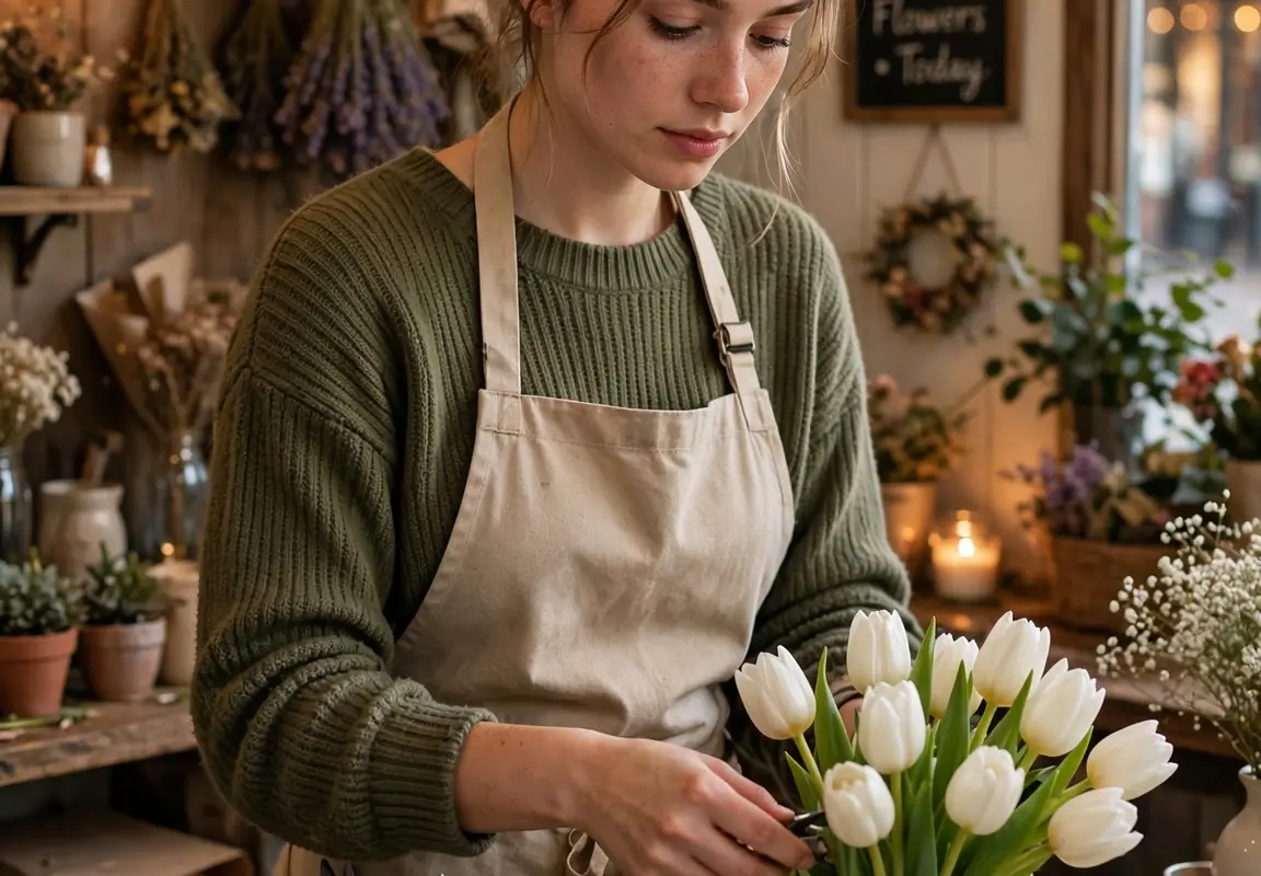 His luxury car stalled outside her little flower shop… but what puzzled her most was that the billionaire returned again and again for the same bouquet every single time