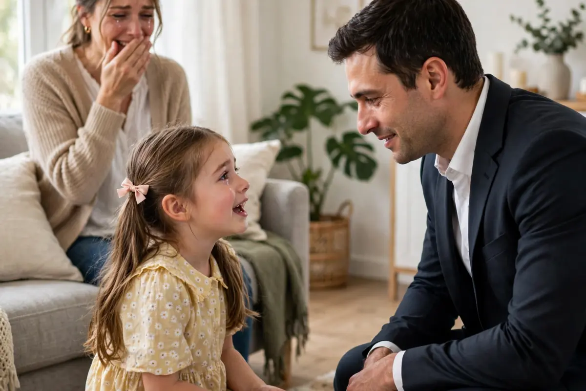 Everyone thought my father’s d3ath was a tragedy until my mute daughter pointed at my husband and repeated, “He’s the one who did it,” exposing a secret that changed everything