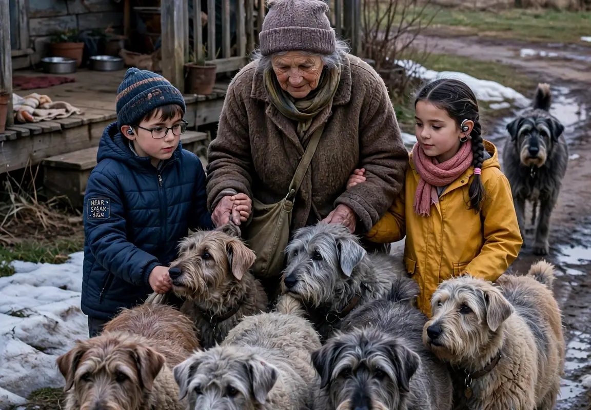 He lived alone and deaf on a remote South Dakota ranch, caring for unwanted shepherd dogs for years—until the snow melted and the truth behind his strange devotion left the entire village speechless