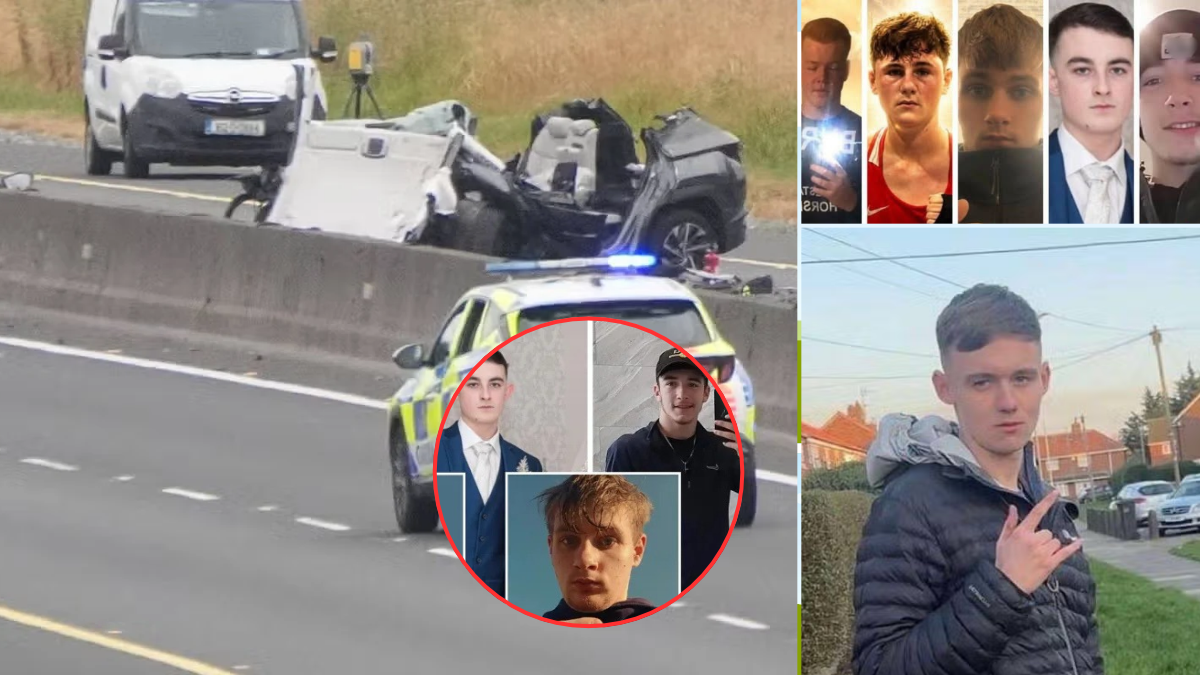 IDENTITIES REVEALED: Five teenagers k!lled in a wrong-way crash during a police pursuit have been named
