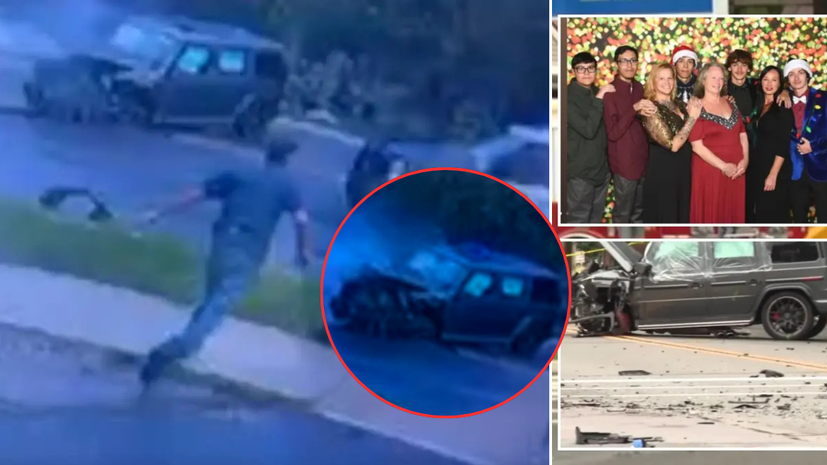 TRAGIC CHASE: Four New Jersey t3ens allegedly stole a 220-kg trailer, leading police on a hours-long car chase before crashing and k!lling a loving couple