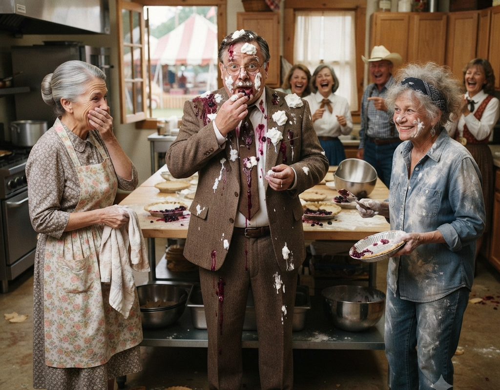 The annual Oakhaven County Fair was legendary for its livestock auctions, tractor pulls, and most importantly, the blue-ribbon Blue-Ribbon Marionberry Pie contest