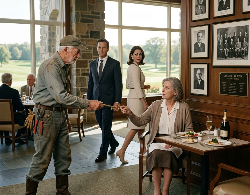 My Son Took Me to a Private Country Club to Humiliate Me—Then the Old Groundskeeper Handed Me the Founder’s Key