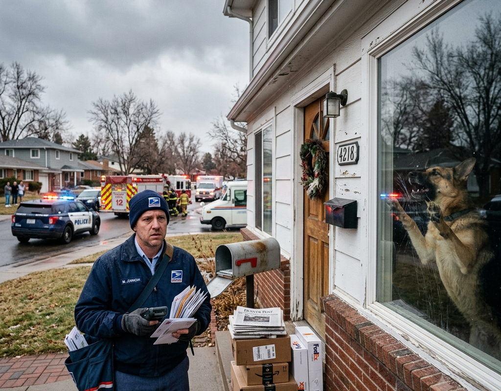 A German Shepherd Barked at the Same House for Days—Only One Mailman Realized It Was a Cry for Help