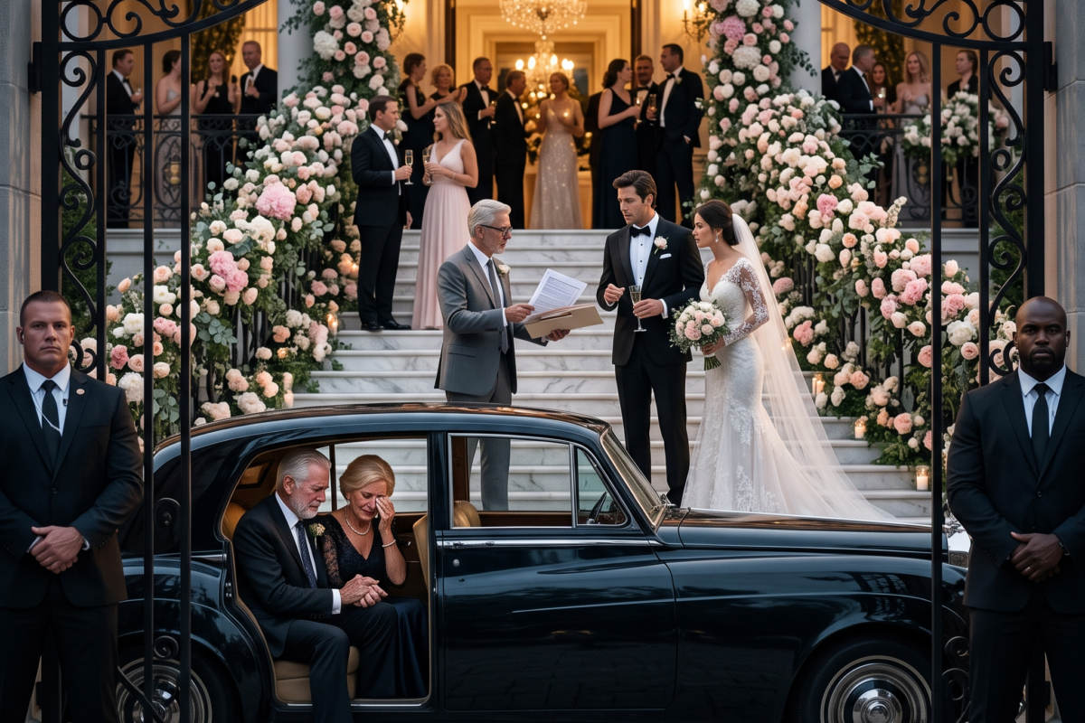 My Daughter Put Our Photo on the Wedding Gate as “Do Not Admit” and Toasted While Guards Turned Us Away—Even Though We Paid for the Whole Celebration
