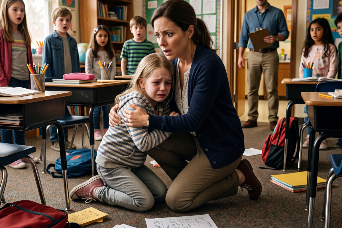 A Teacher Watched a Little Girl Measure Every Step—Then Heard “My Father Said It Wouldn’t Hurt”