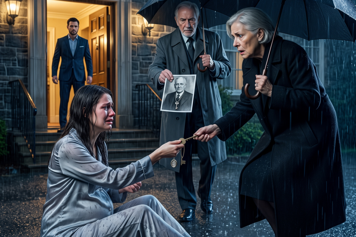 Locked Barefoot and Pregnant Outside in a Thunderstorm by My Husband—My Grandmother Arrived and Ordered the House Torn to the Ground
