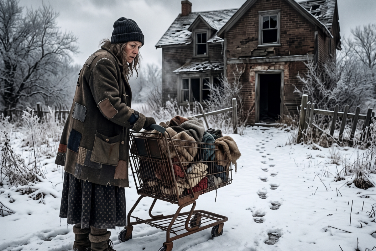 Beatrice Lang was seventy years old and sleeping in a shelter with a cot that had to be folded away.