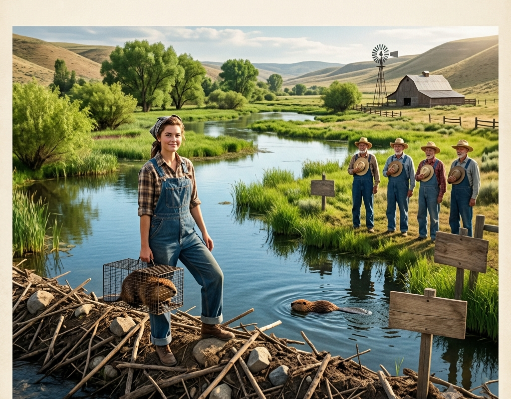 Everyone Laughed When She Brought Beavers to Her Dying Ranch… Until the Water Came Back