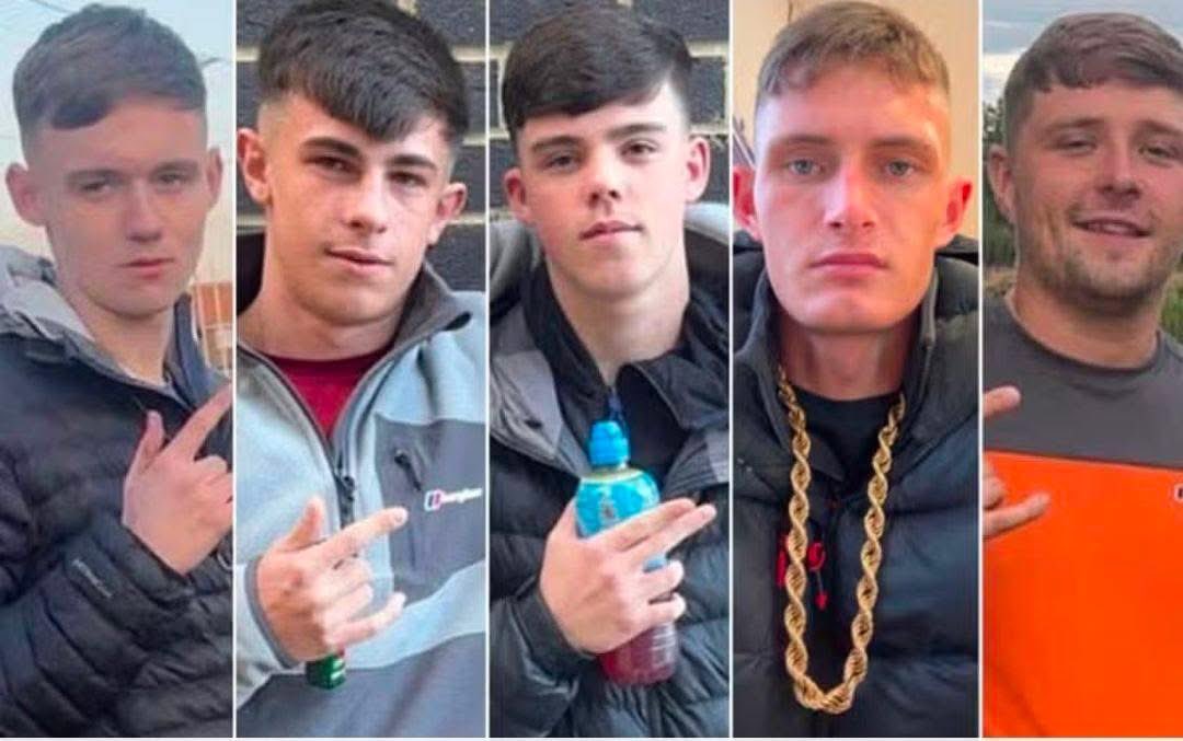 5 minutes ago: POLICE ANNOUNCE PRELIMINARY SENTENCES FOR 4 YOUNG MEN IN THE CRASH THAT KILLED 7 PEOPLE IN THE UK